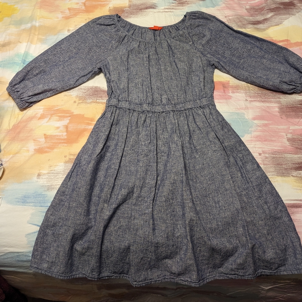 Denim colored dress